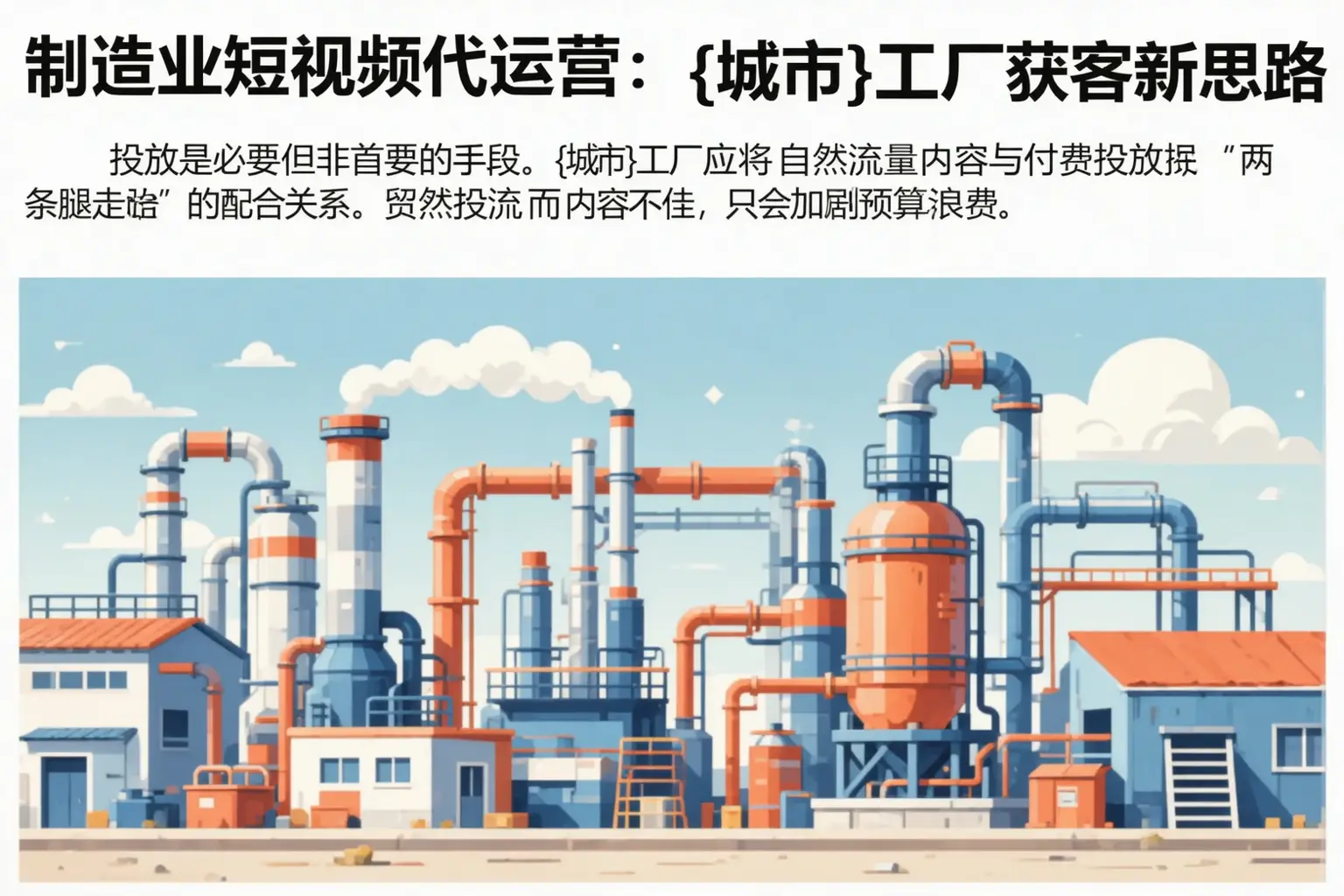 制造业短视频代运营：高阳工厂获客新思路